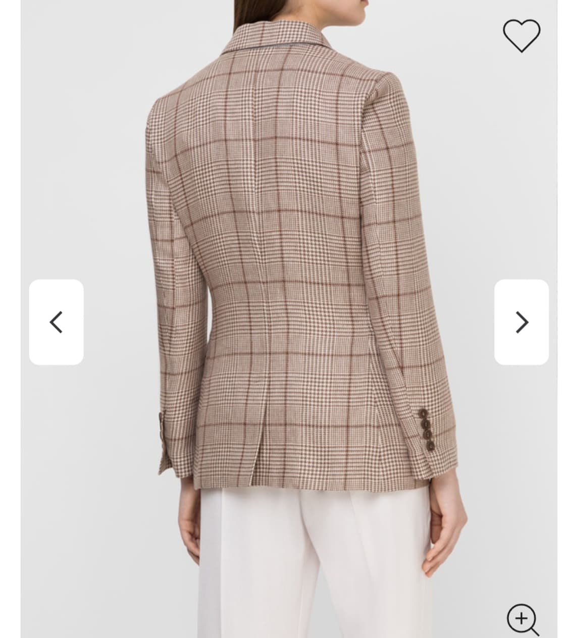 브루넬로 쿠치넬리 마100% 하운드투스 체크자켓 상품이미지2