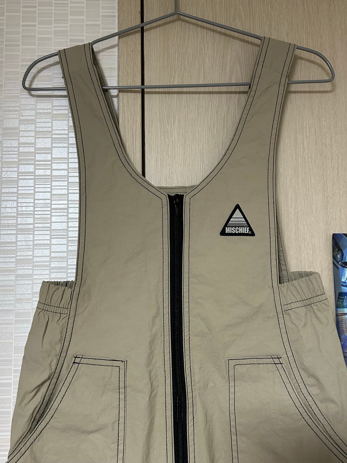 미스치프 멜빵 치마 원피스 상품이미지1