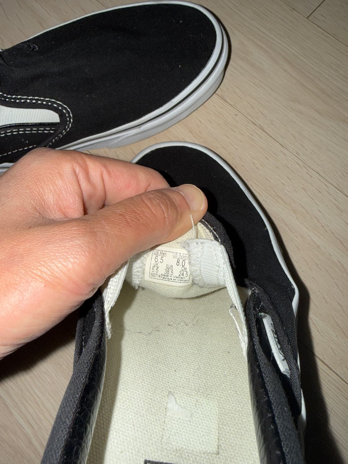 반스 슬립온 코어 데일리 클래식 검흰 245 상품이미지4