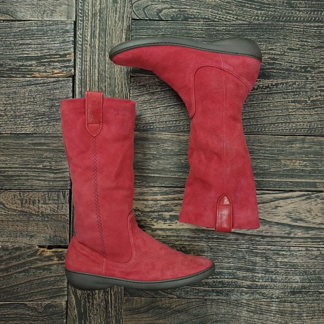 [이세이미야케] 스웨이드 플랫힐 부츠 P01204 상품이미지2