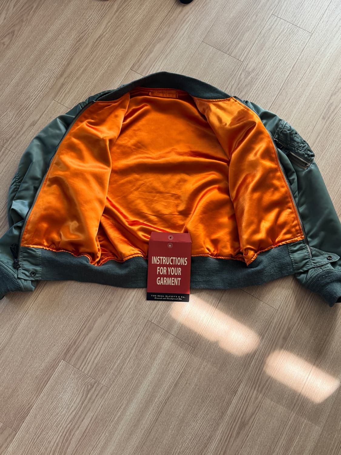 리얼맥코이 타입 l28 항공 자켓 판매 상품이미지5