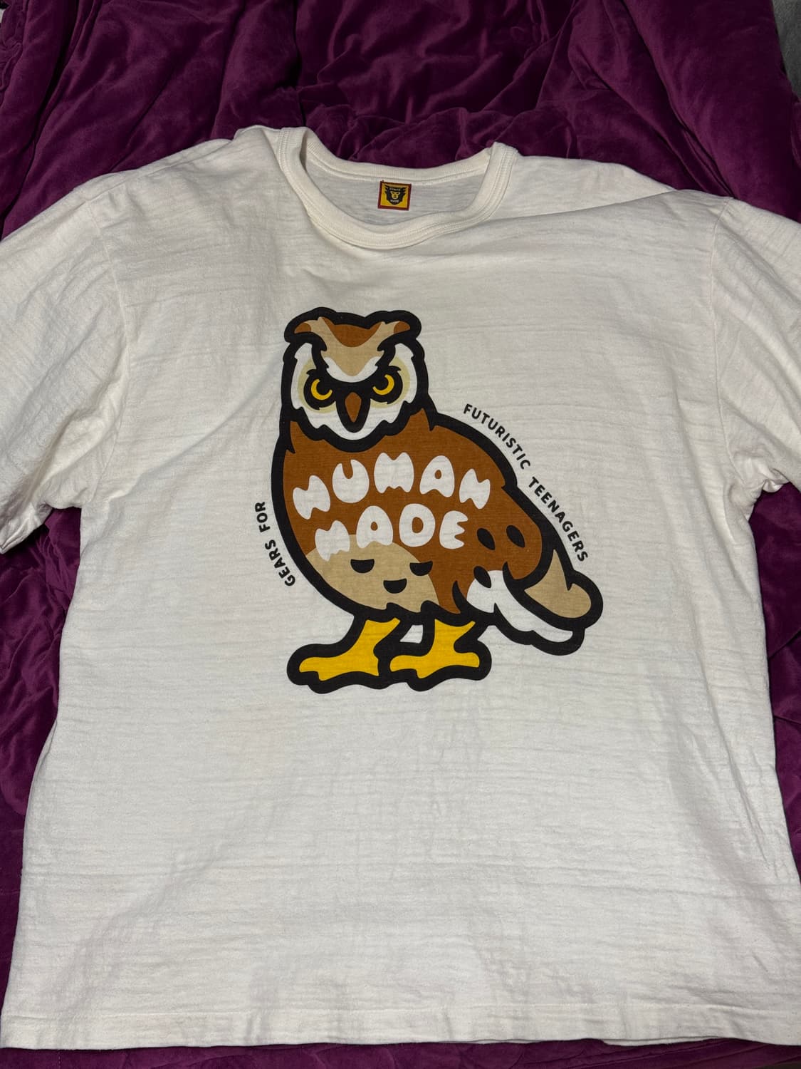 휴먼메이드 부엉이 그래픽 반팔 티셔츠 3XL 상품이미지1