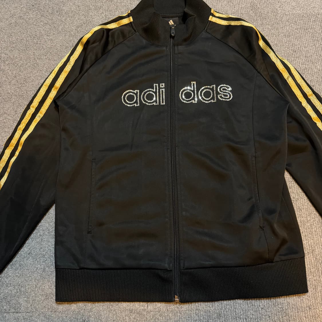 아디다스 블랙 삼선 져지 집업 95 상품이미지2