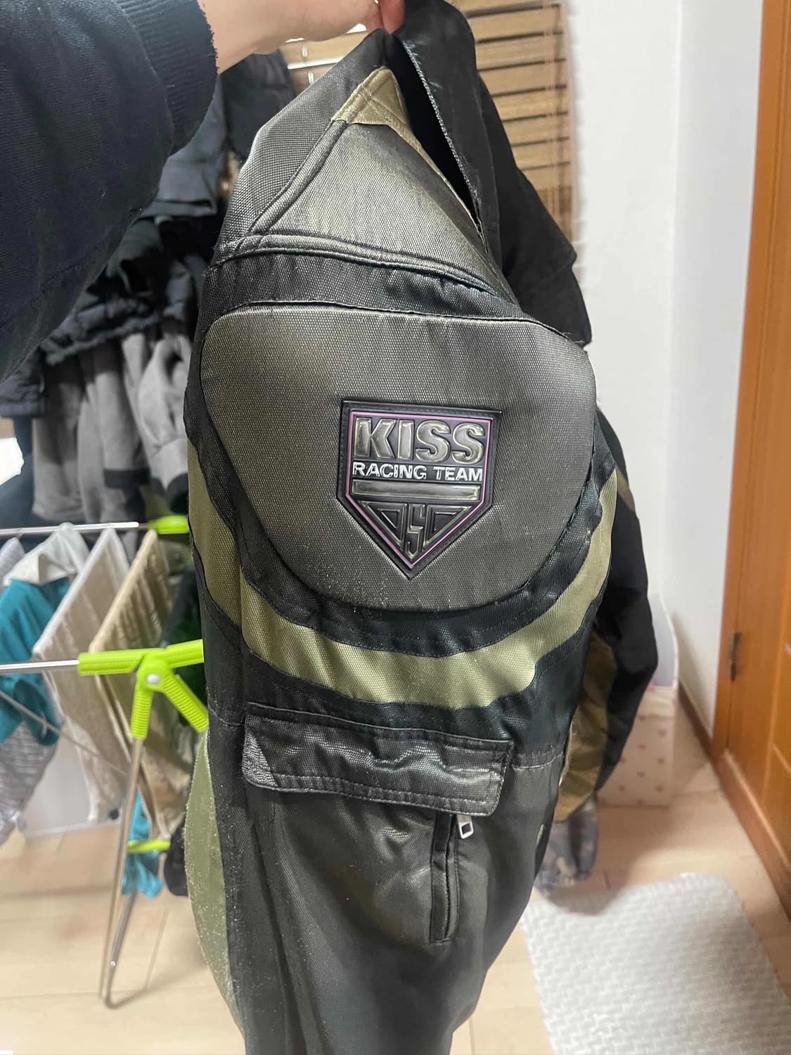 Kiss racing jacket (Khaki) 상품이미지5