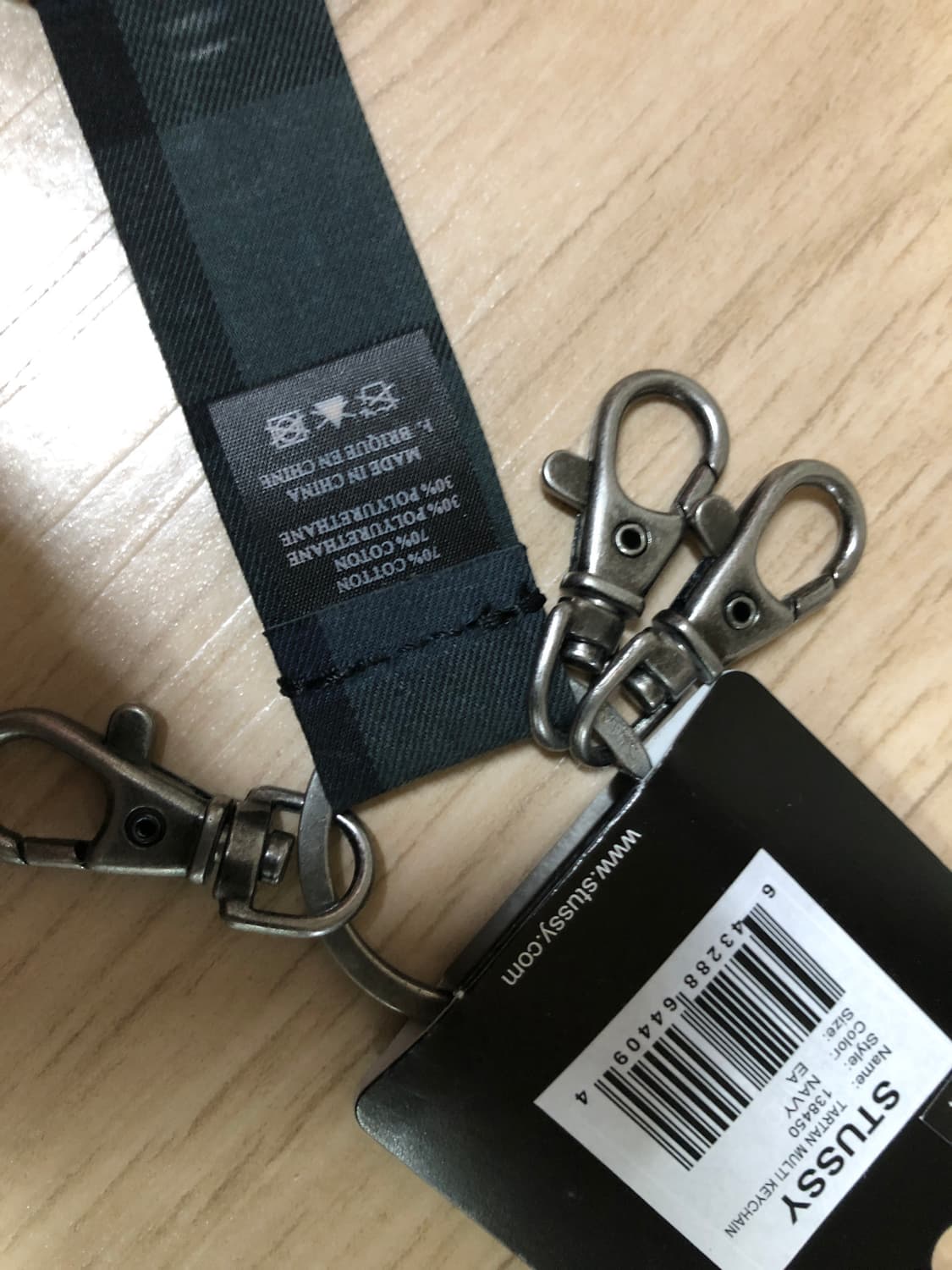 스투시 타탄 키체인 키링 상품이미지4