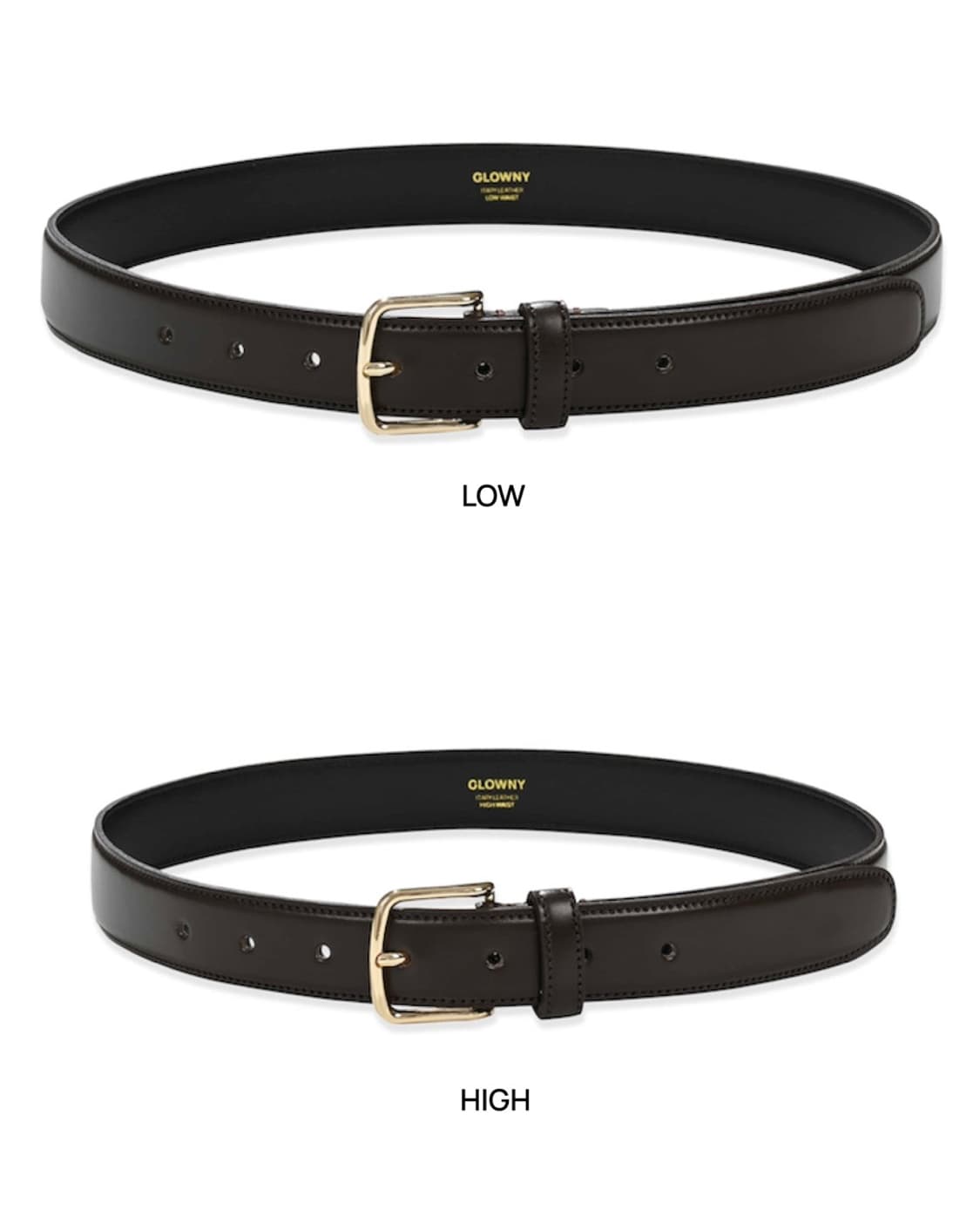 EVERYDAY G CLASSIC BELT (BROWN) 상품이미지4