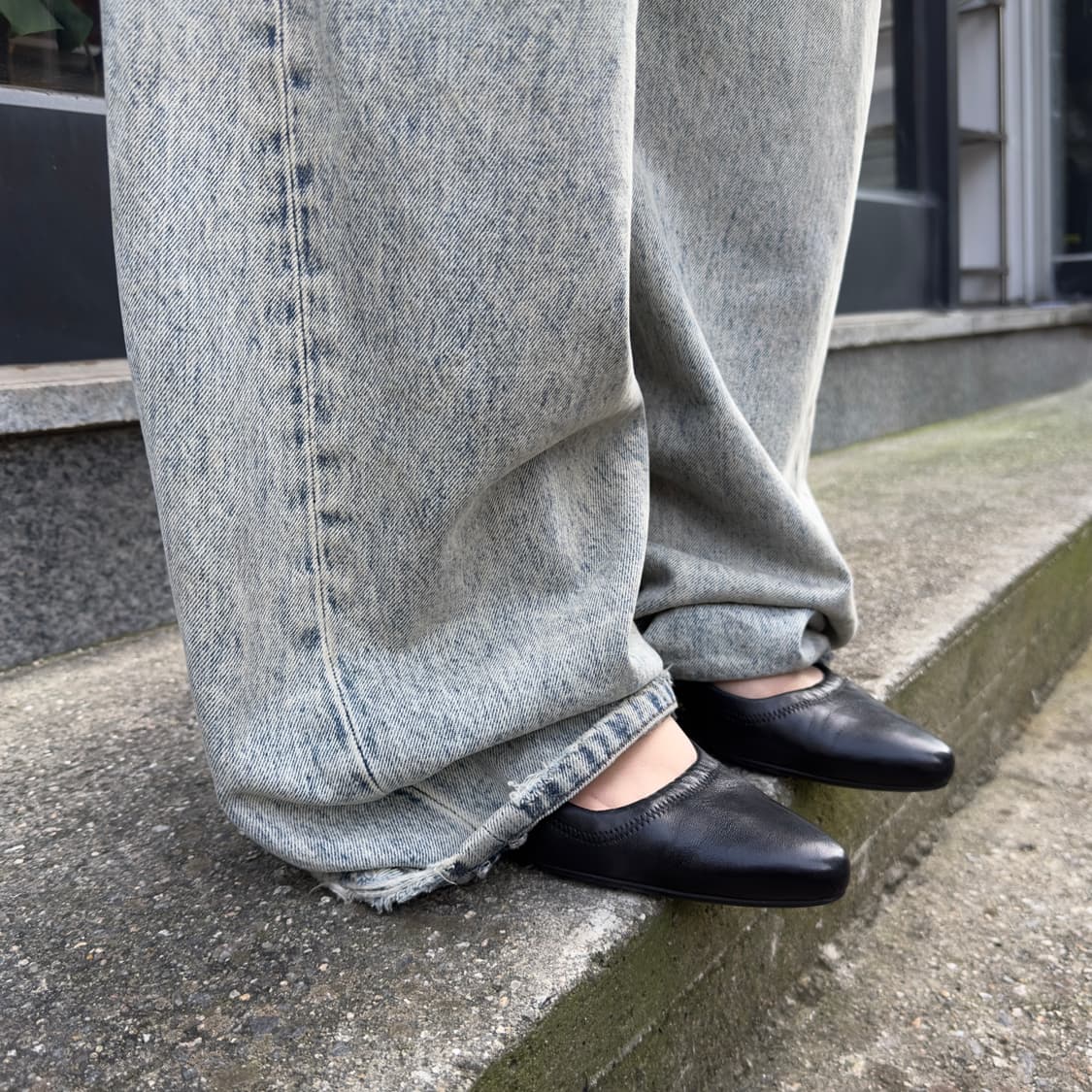 00s 블랙 프라다 스포츠 레더 힐 상품이미지6