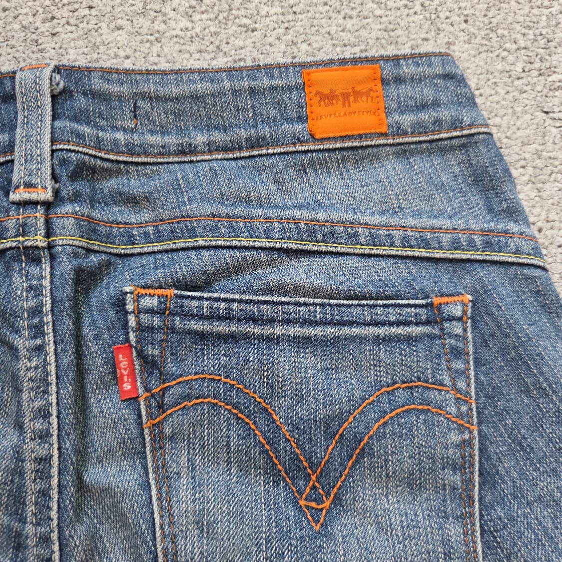 Levi's 하프 데님 팬츠 28-29 상품이미지3