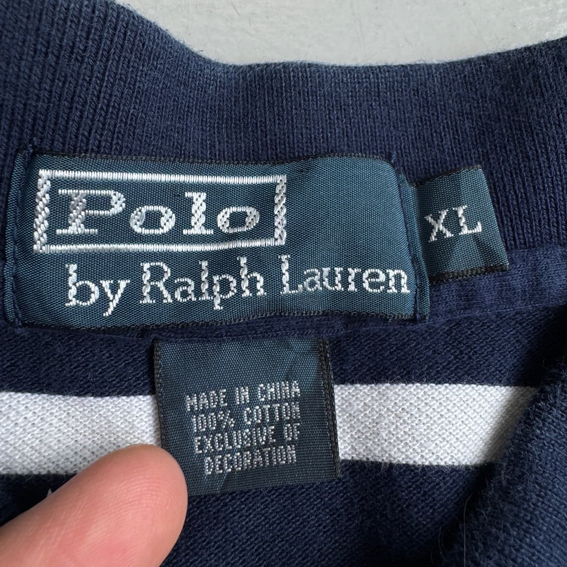 폴로 XL 포니 스트라이프 PK 카라 반팔 티셔츠 상품이미지5