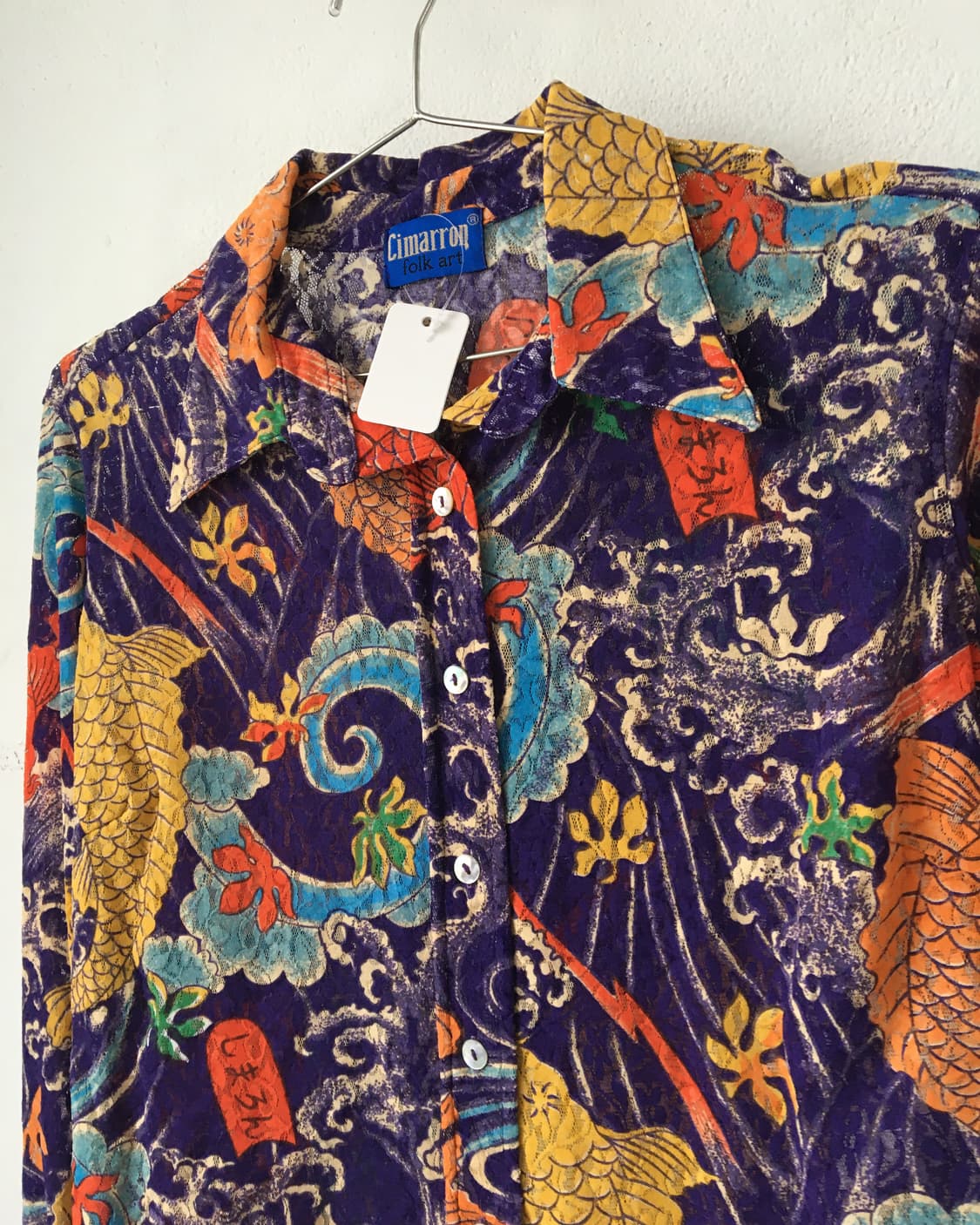 Oriental printing mesh shirt 상품이미지5