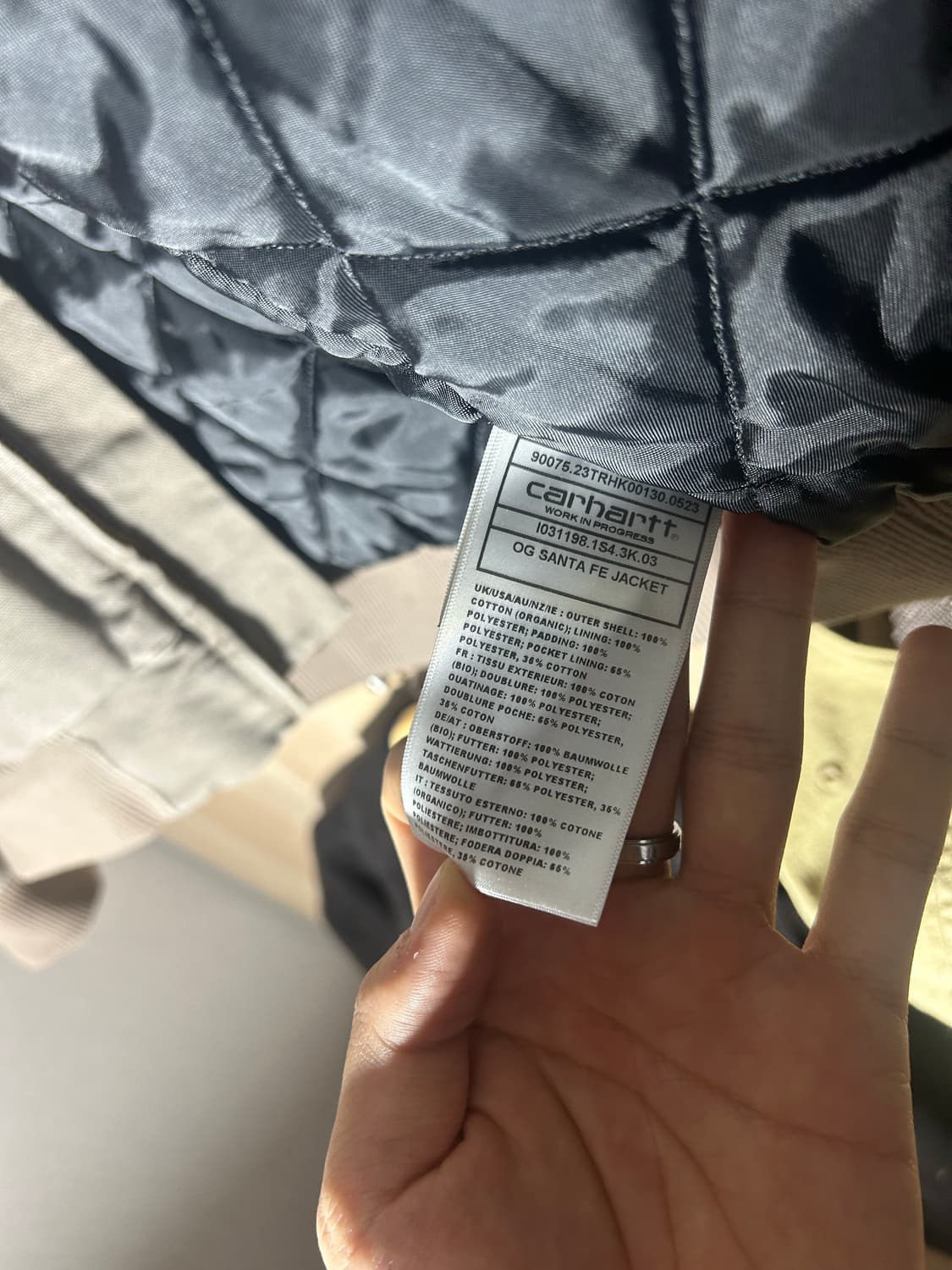 칼하트 WIP OG 산타 페 자켓 바리스타 M사이즈 상품이미지7