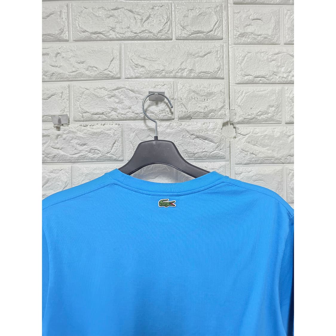 라코스테 x 폴라로이드 반팔티 블루 105 상품이미지3