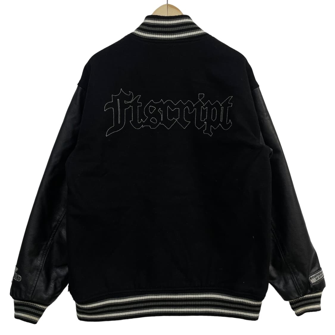 Usa vintage 울 가죽 바시티 자켓 상품이미지2