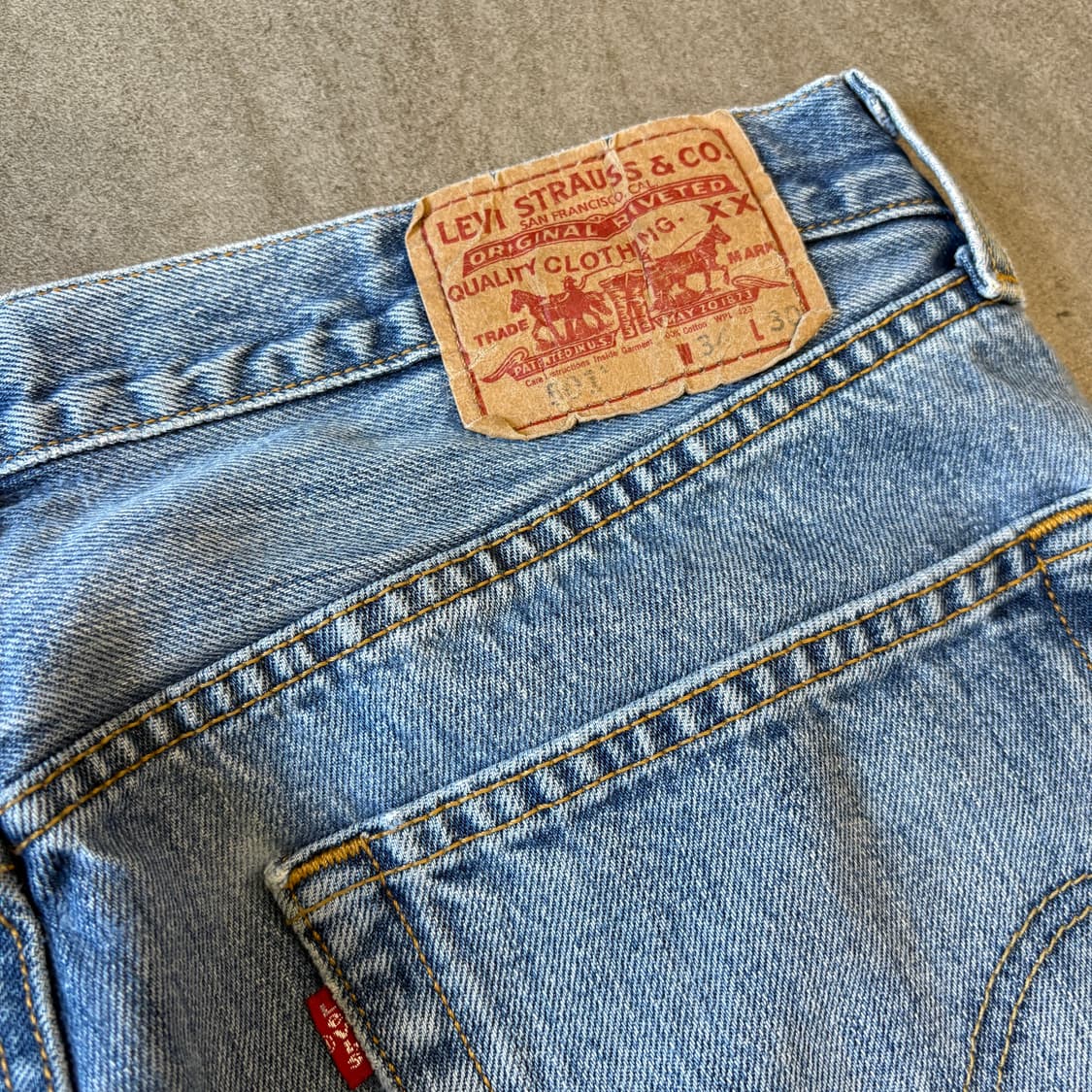 리바이스 정품 501 데님 팬츠 바지 상품이미지10