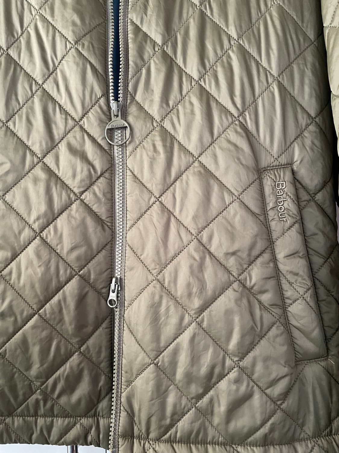 바버 경량 퀼팅 자켓S 상품이미지5