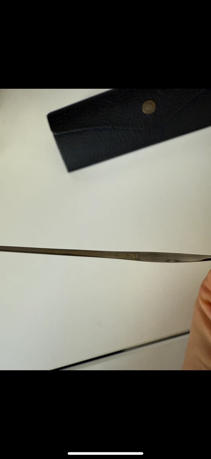 니시데 카즈오 실버 원형 안경테 NK-757 상품이미지4