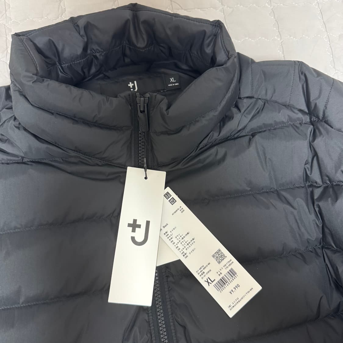 유니클로 J 질샌더 라이트 다운 블랙 XL 새제품 상품이미지2