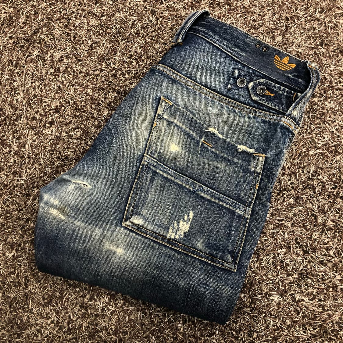 디젤 X 아디다스 워싱 디스 데님팬츠 상품이미지1