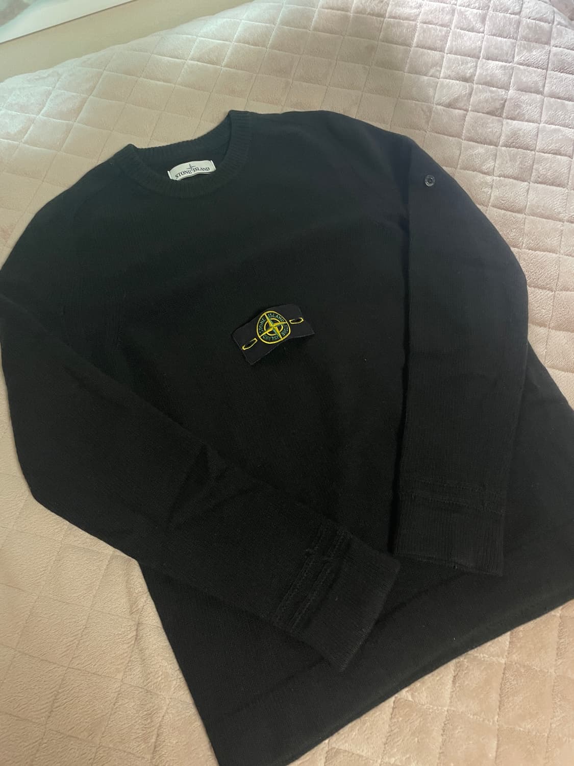 스톤아일랜드 램스울 니트 맨투맨 블랙M 상품이미지2