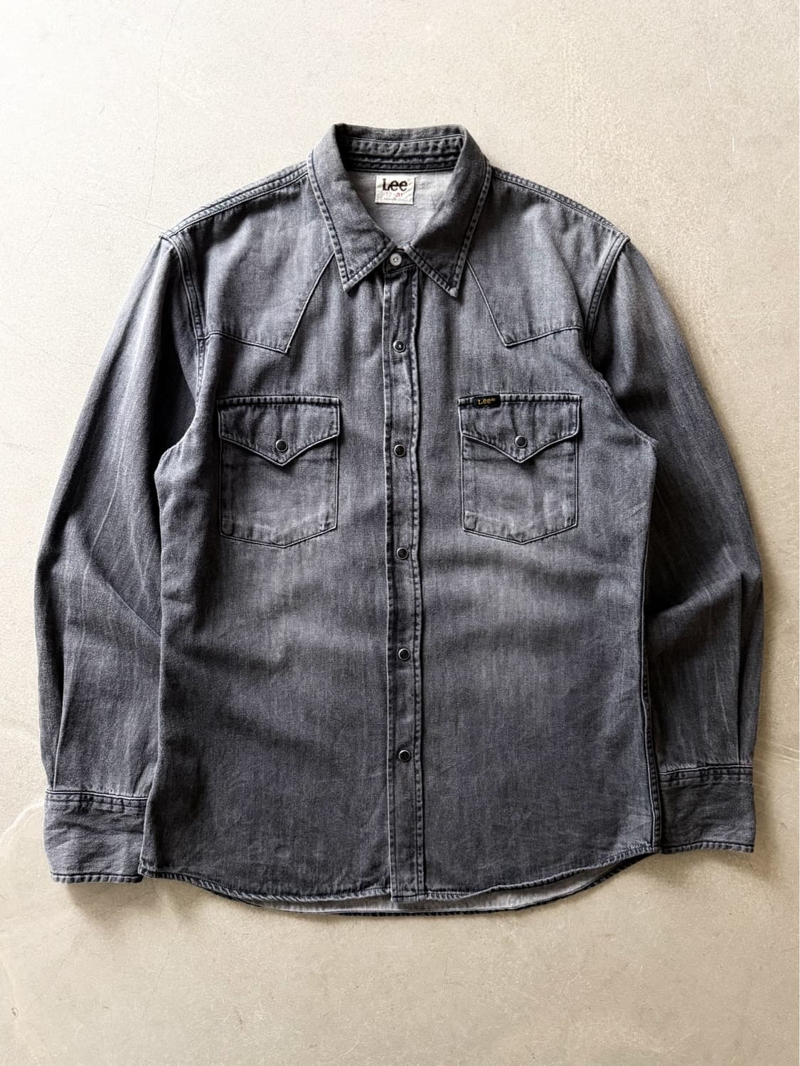 Lee Pearl Snap Western Denim Shirt 상품이미지1
