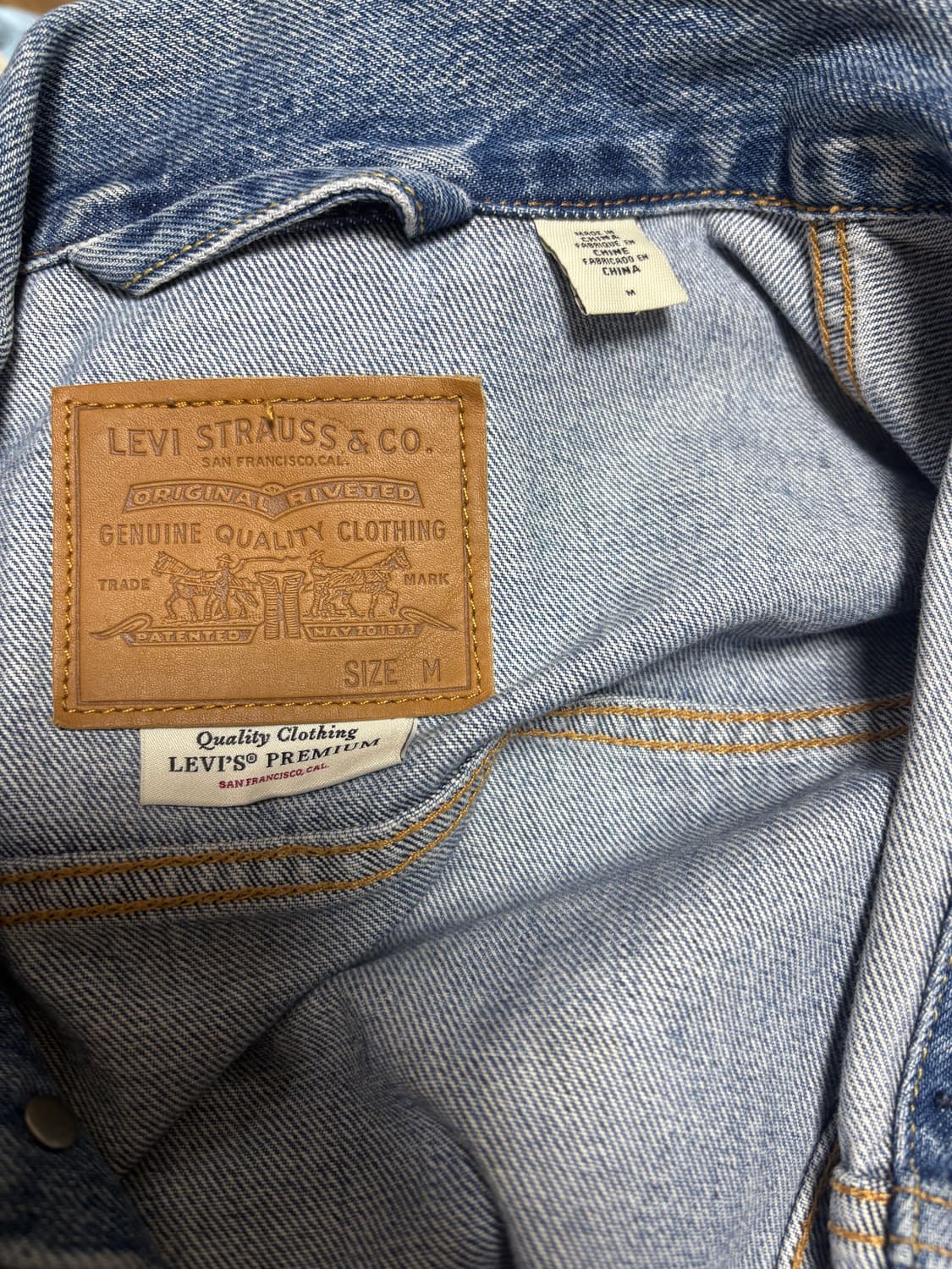 리바이스 데님 자켓 M사이즈 상품이미지2