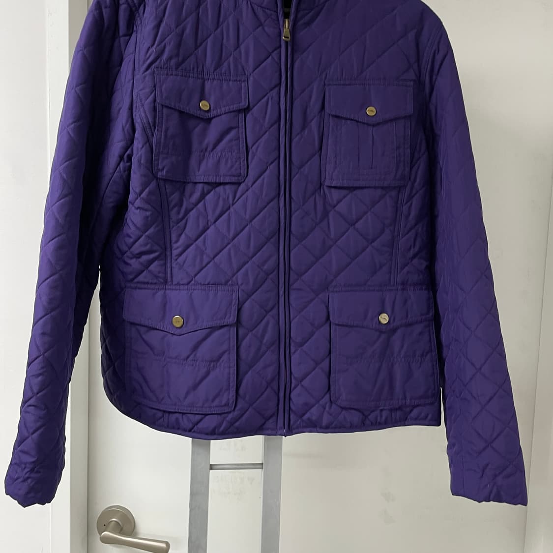 랄프로렌 퍼플 퀄팅 자켓 L(W) 상품이미지3