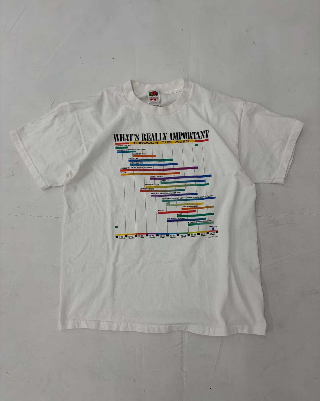 90s Through The Ages Tee (white) 상품이미지1