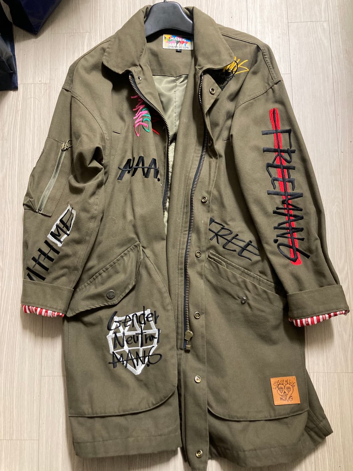 만지스튜디오 야상 코트 상품이미지1