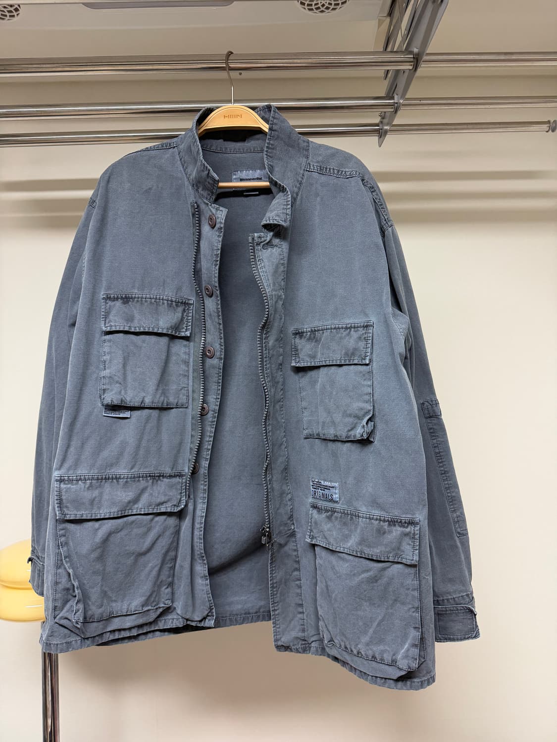 디스이즈네버댓 오버다이드 BDU 자켓 슬레이트 L사이즈 상품이미지3