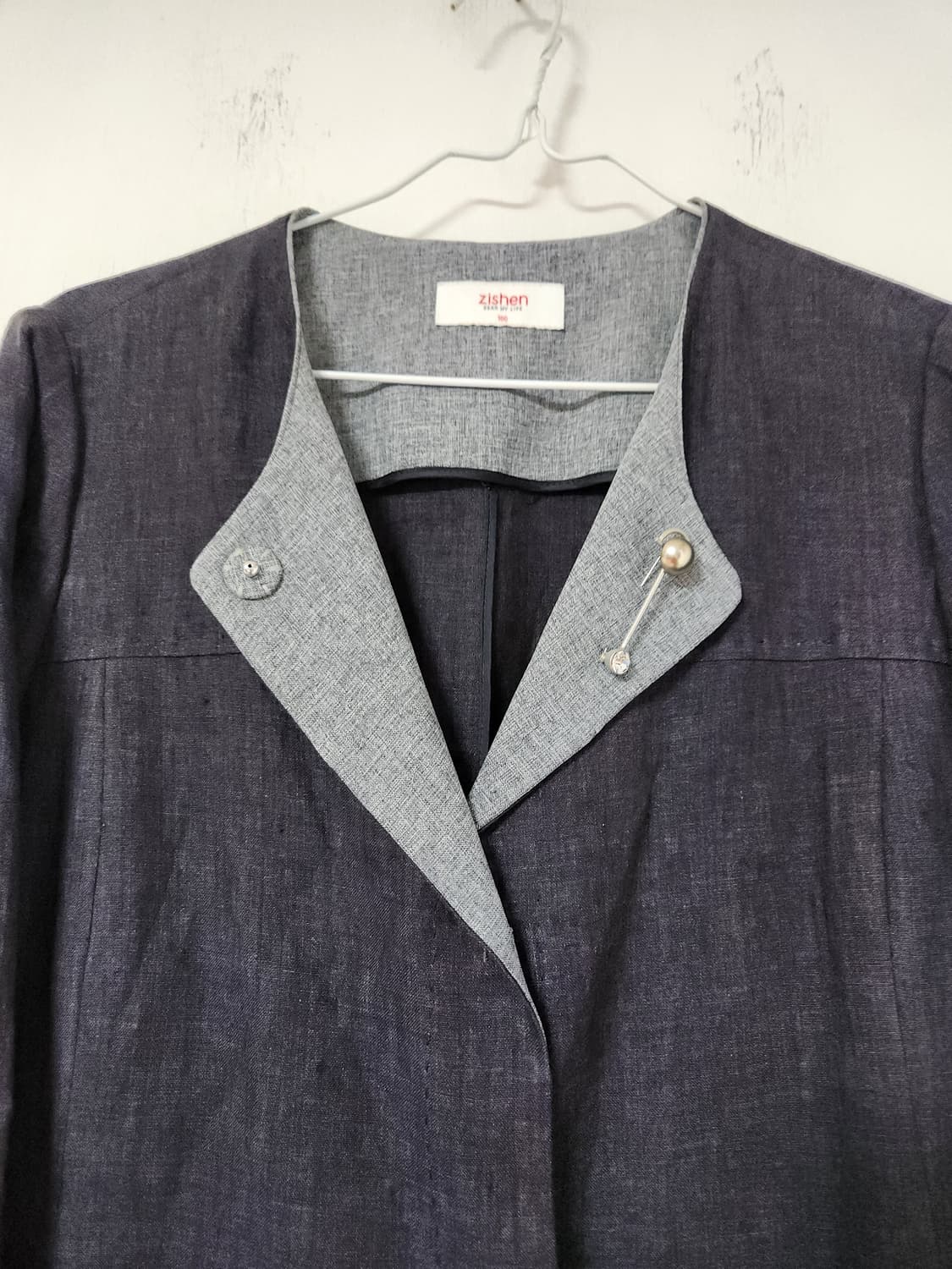 Zishen 마 100퍼 여성 자켓100 상품이미지3