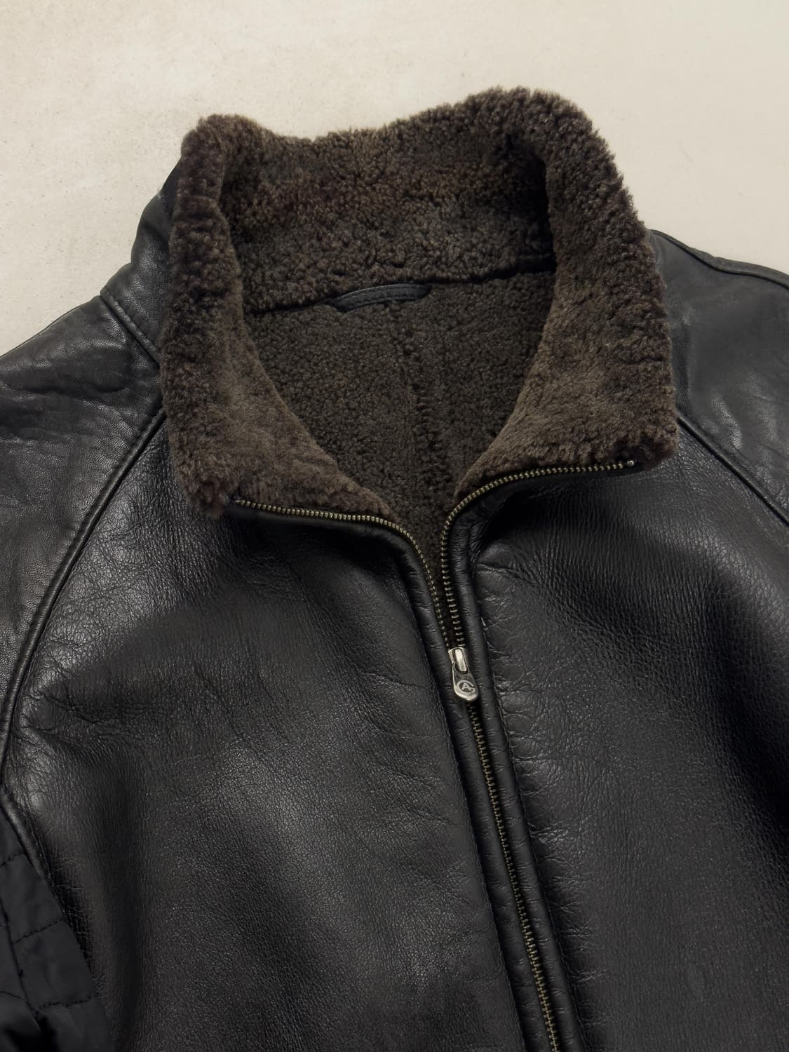 90s 아르마니 무통 시어링 자켓 상품이미지5