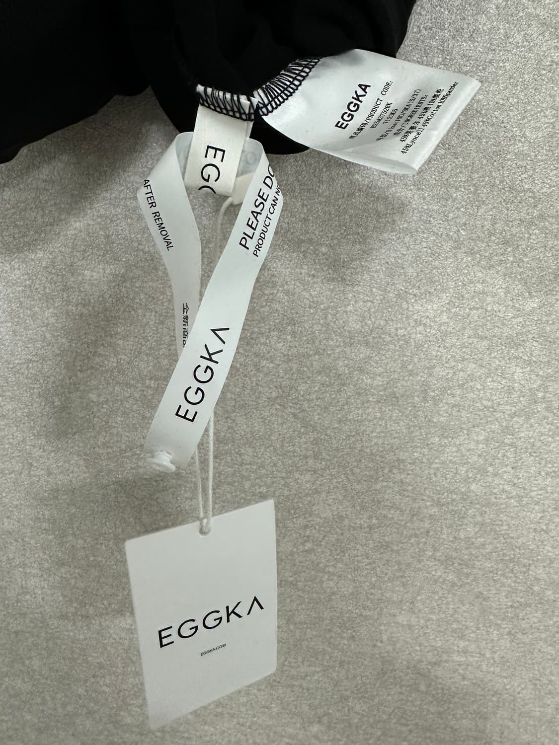 (새) eggka 언발 셔링반팔 상품이미지8