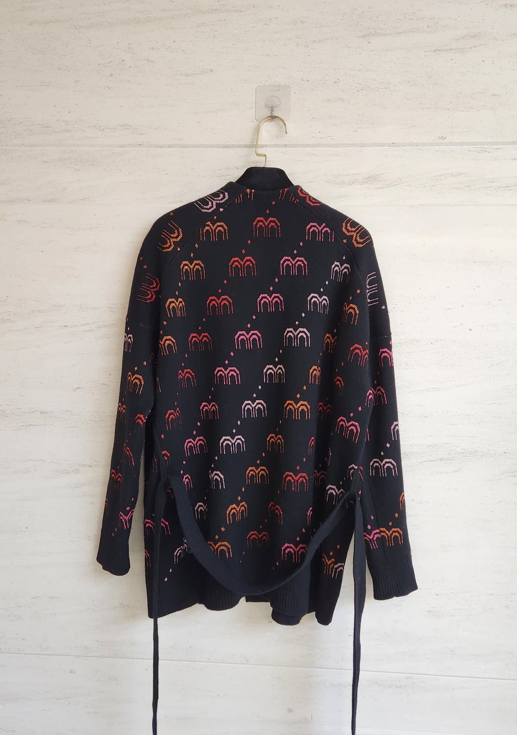 마쥬 엠블럼 자카드 가디건 1사이즈 상품이미지6