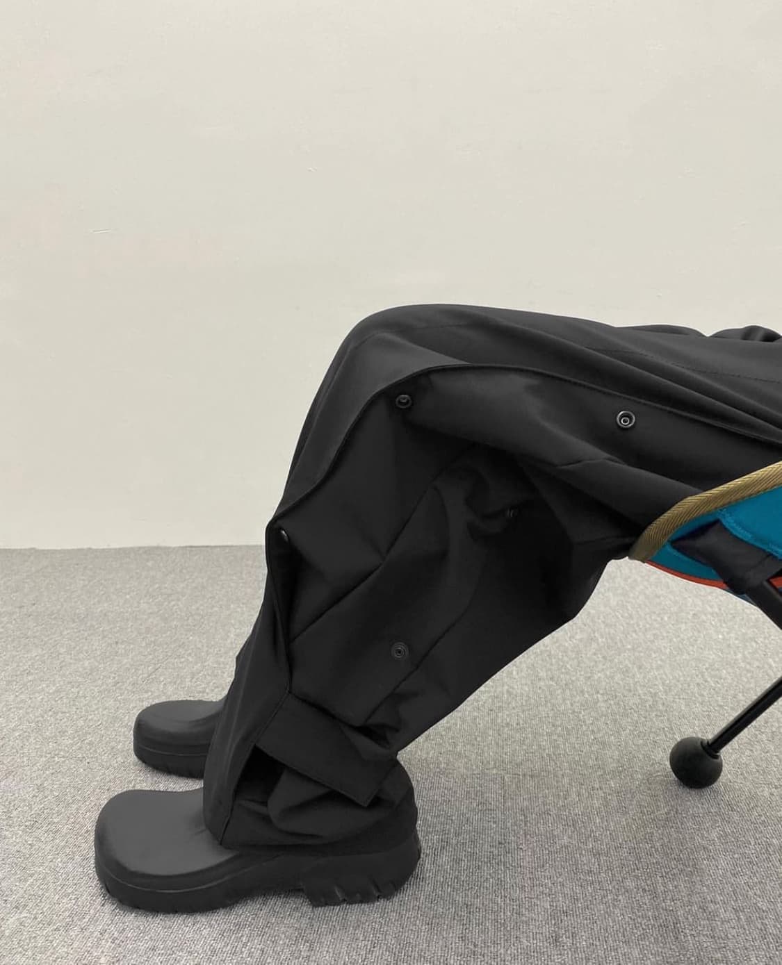 논노드 플랙시블 팬츠 블랙 1사이즈 결제창 상품이미지1