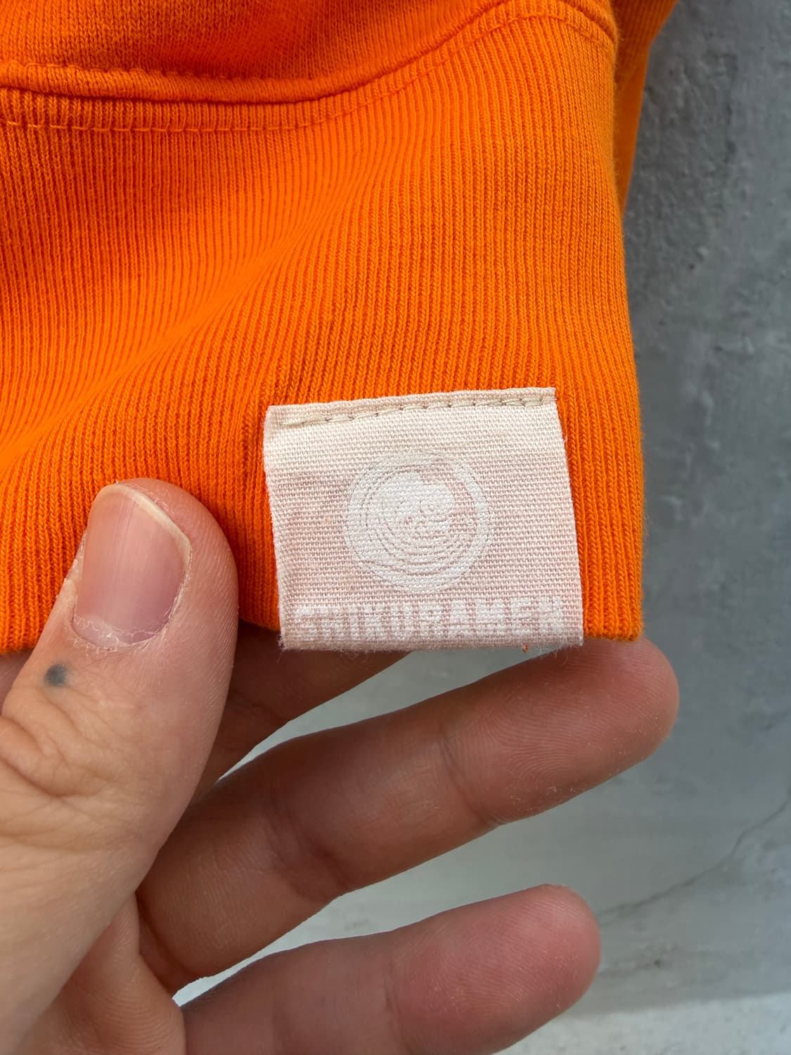 Shikuramen 시쿠라멘 제이팝 밴드 머천 빈티지 후드티 오렌지 상품이미지4