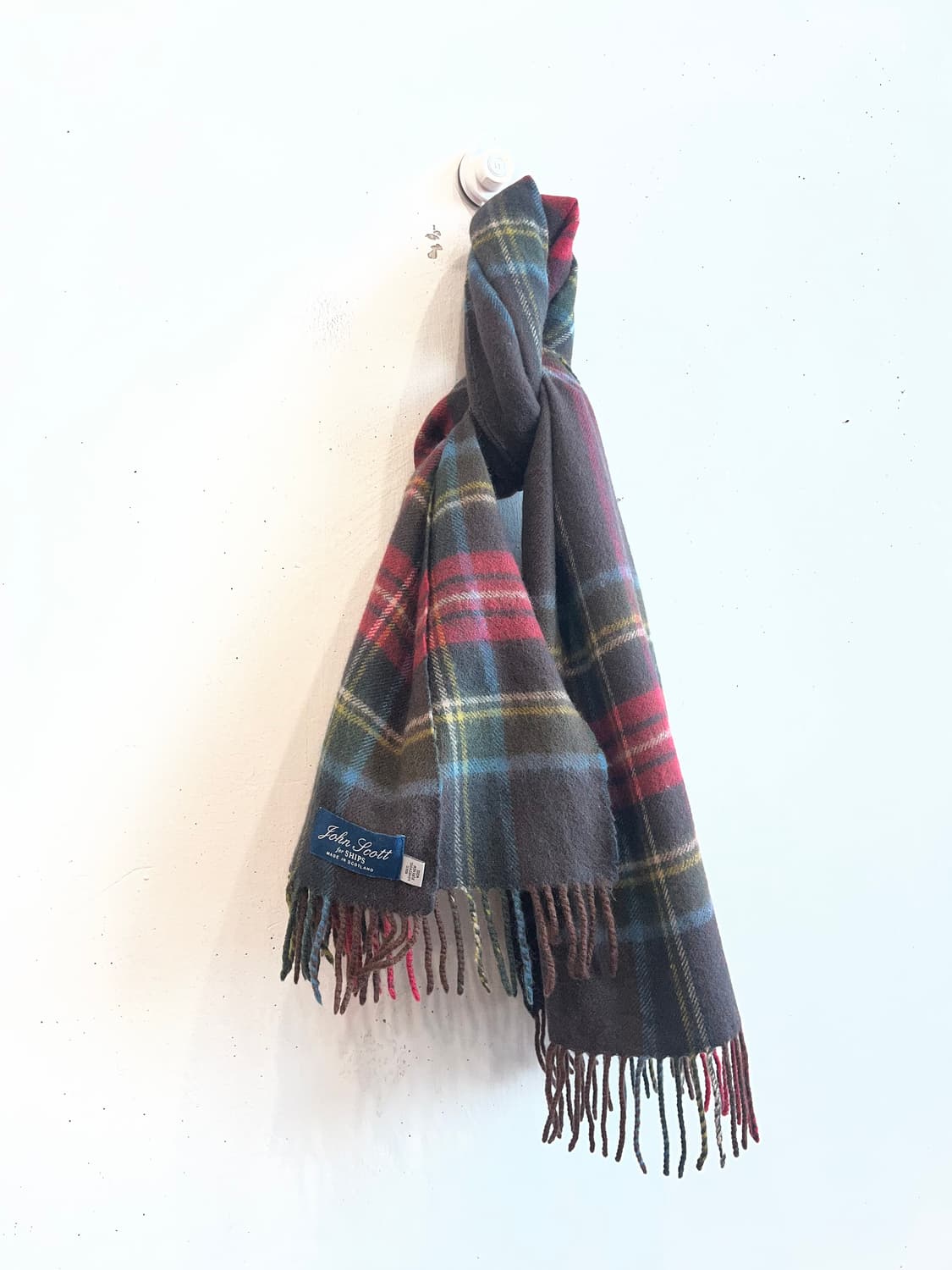JOHN SCOTT for SHIPS 램스울 숄 머플러 상품이미지3