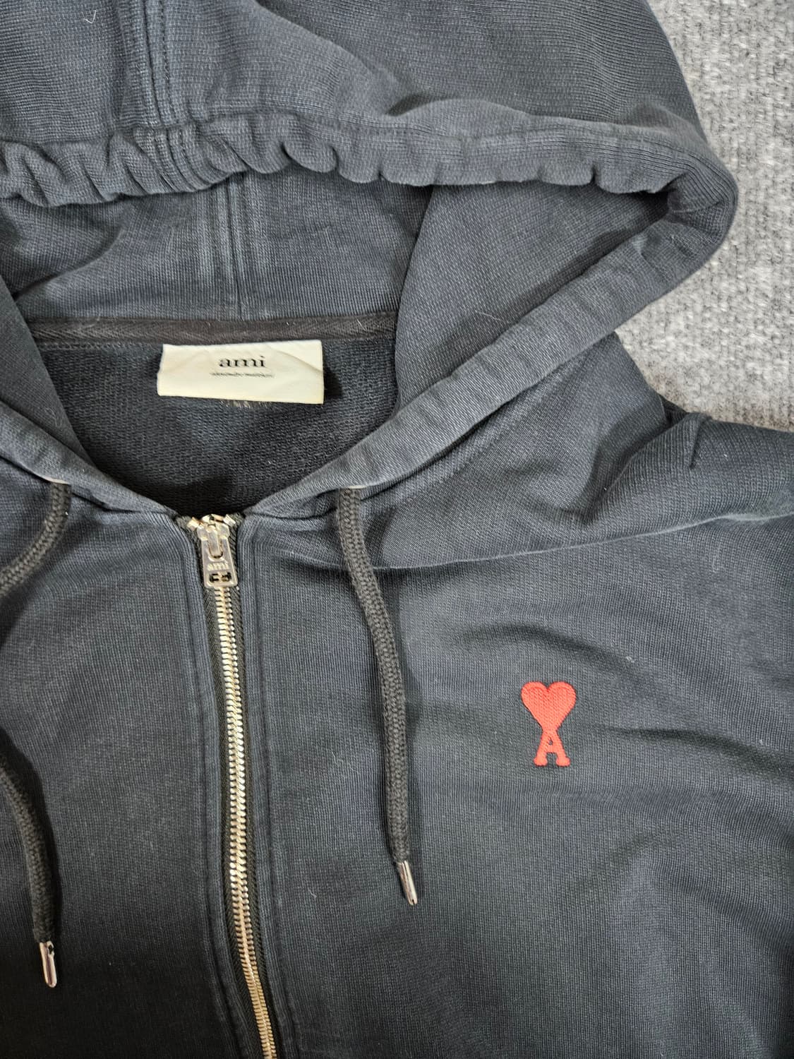 아미 하트 로고 후드집업(급처) 상품이미지2