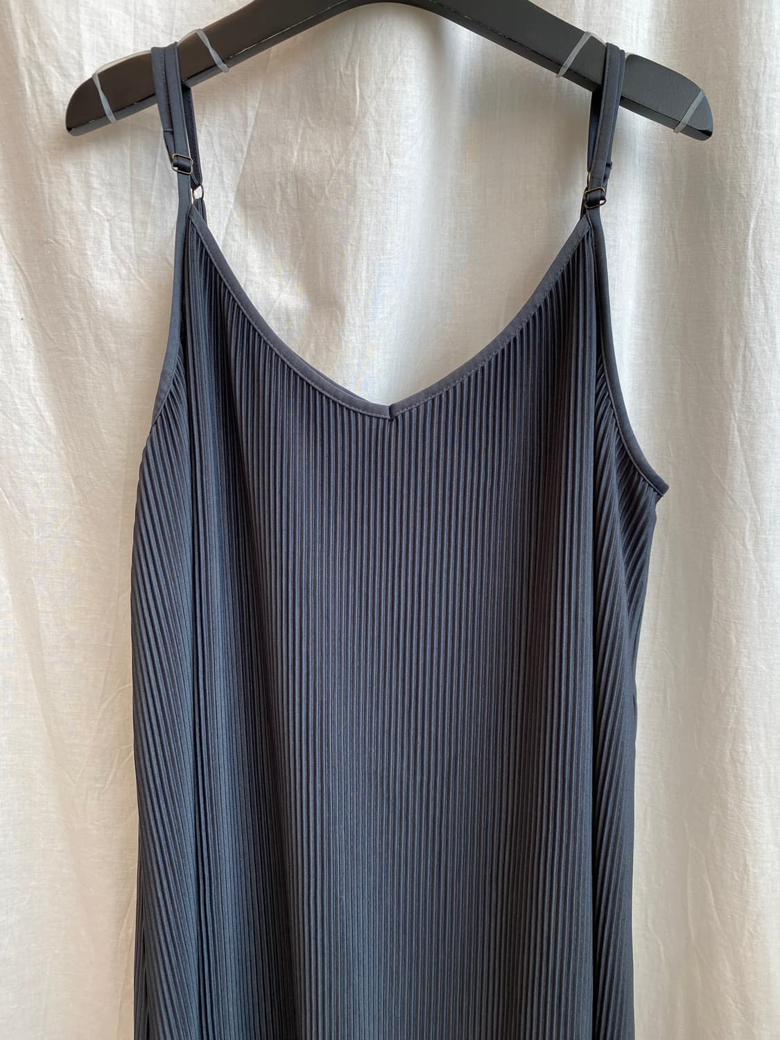 블루그레이 플리츠 원피스(L) 상품이미지4