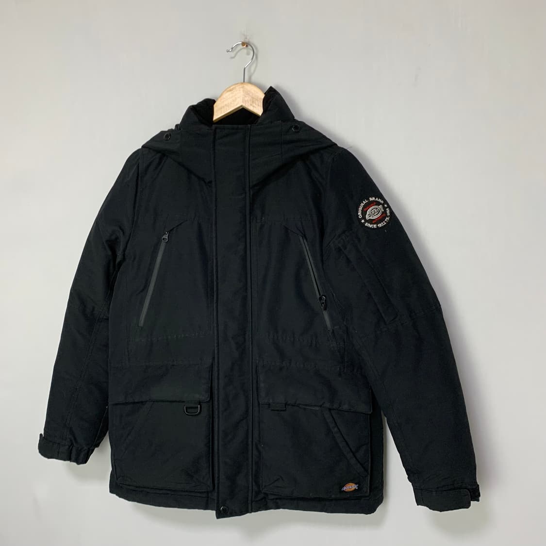 디키즈 후드 패딩 점퍼 블랙 s 빈티지 숏패딩 상품이미지2