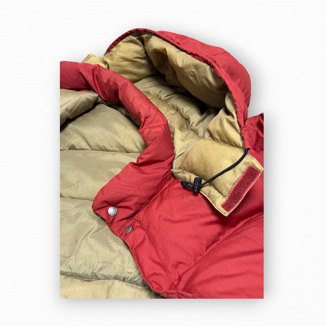 빔즈 오렌지 레드 다운 패딩 상품이미지6