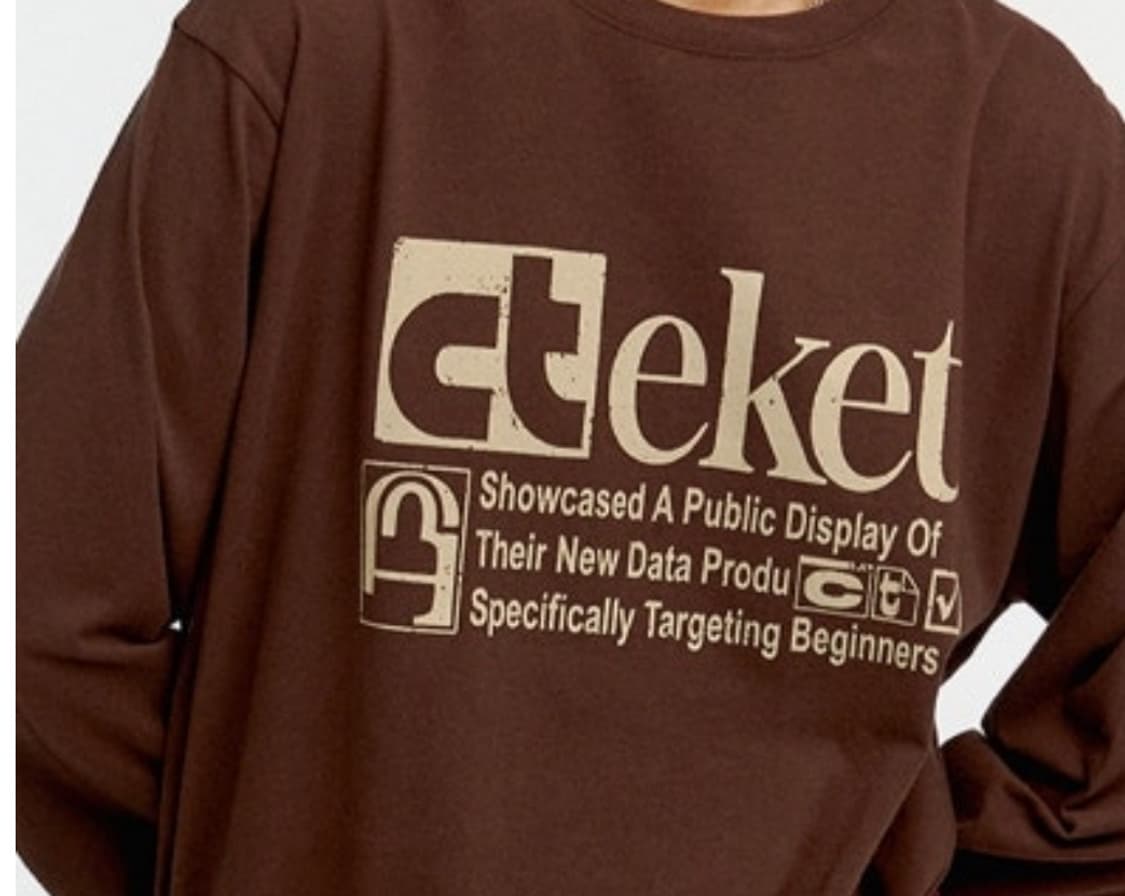 테켓 플랜티 롱슬리브 브라운 M  상품이미지2