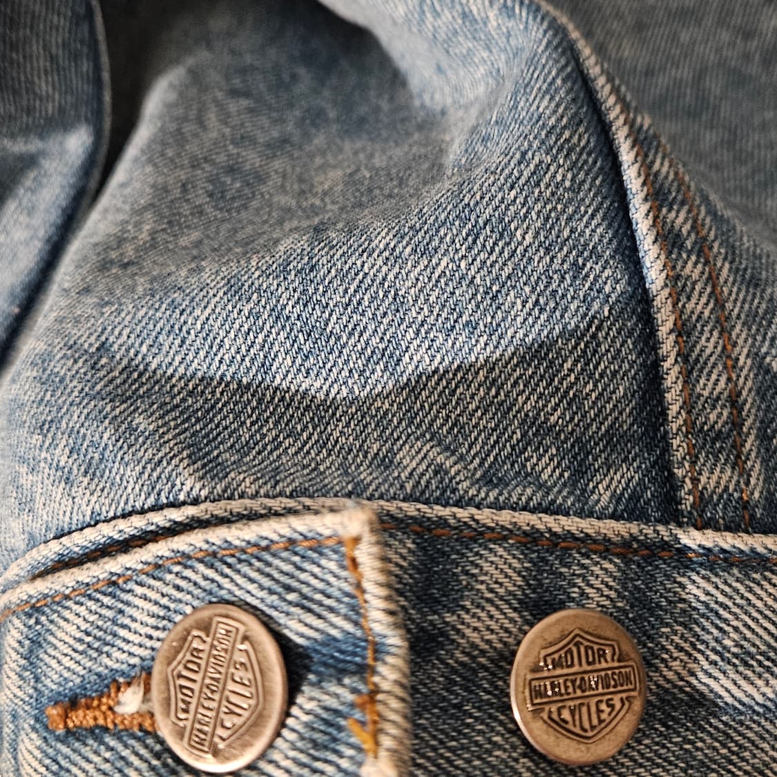 할리데이비슨 'Biker Blues' 빅로고 데님 자켓 상품이미지9