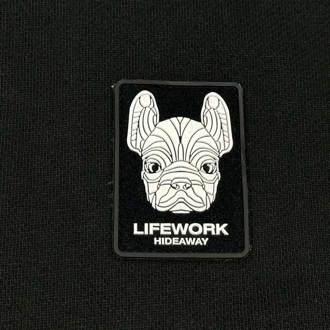 라이프워크 불독 블랙 크루넥 맨투맨 (M) 상품이미지3