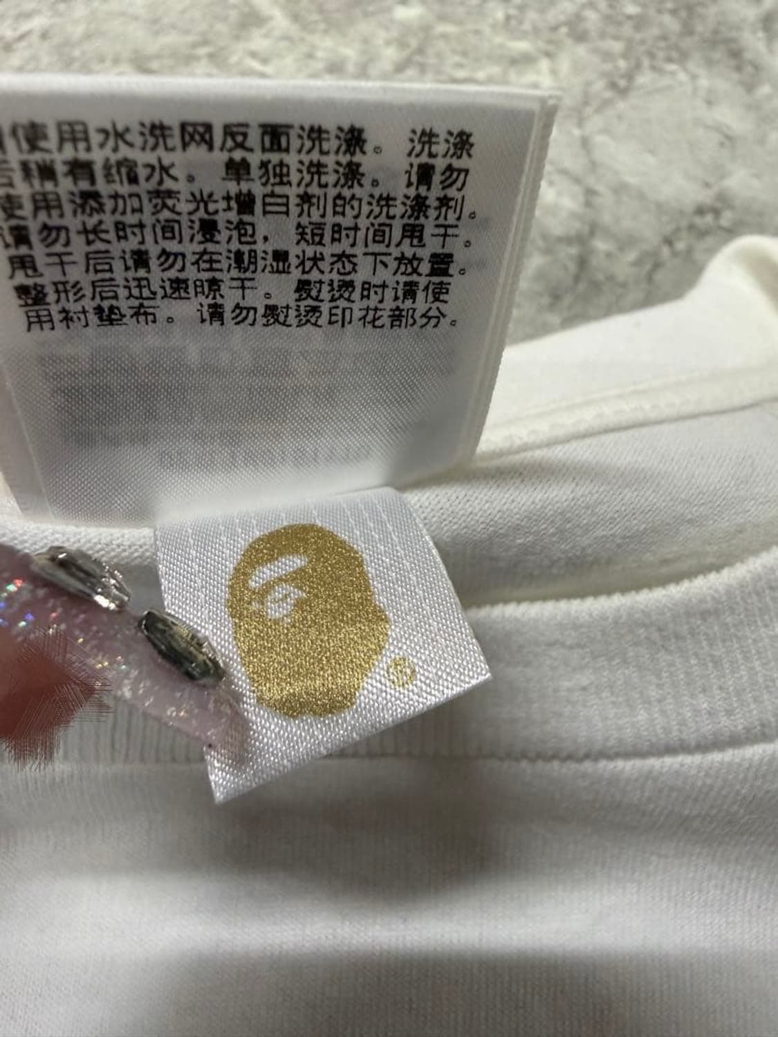 베이프 ABC 카모 빅 에이프 헤드 롱슬리브 티셔츠 상품이미지6