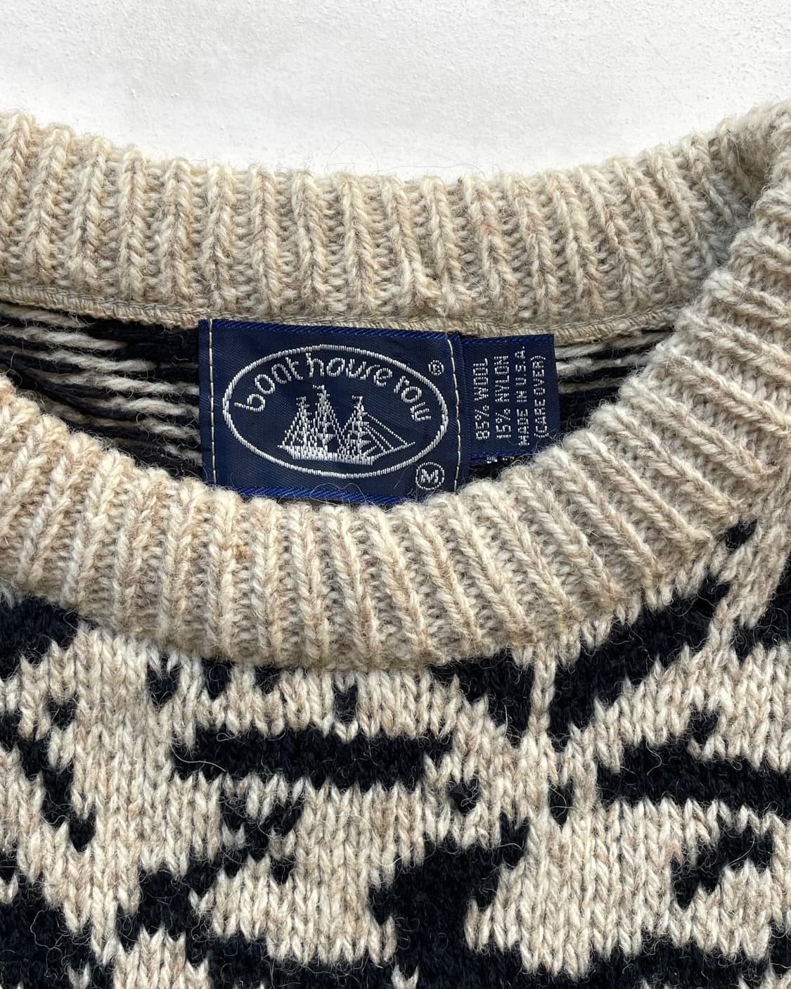 90’s USA Boathouse “SKI” wool sweater  상품이미지4