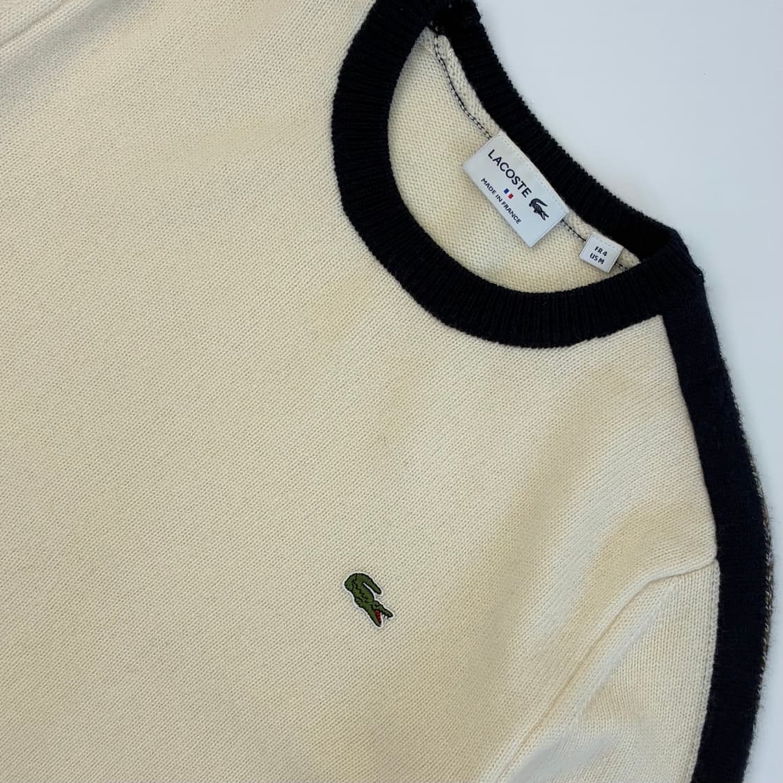 Lacoste 라코스테 메리노울 사이드라인 니트 상품이미지3