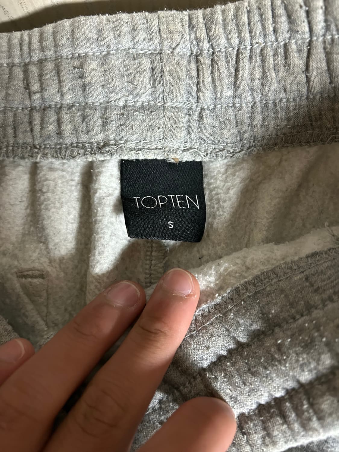 탑텐 와이드핏 회색바지 상품이미지2