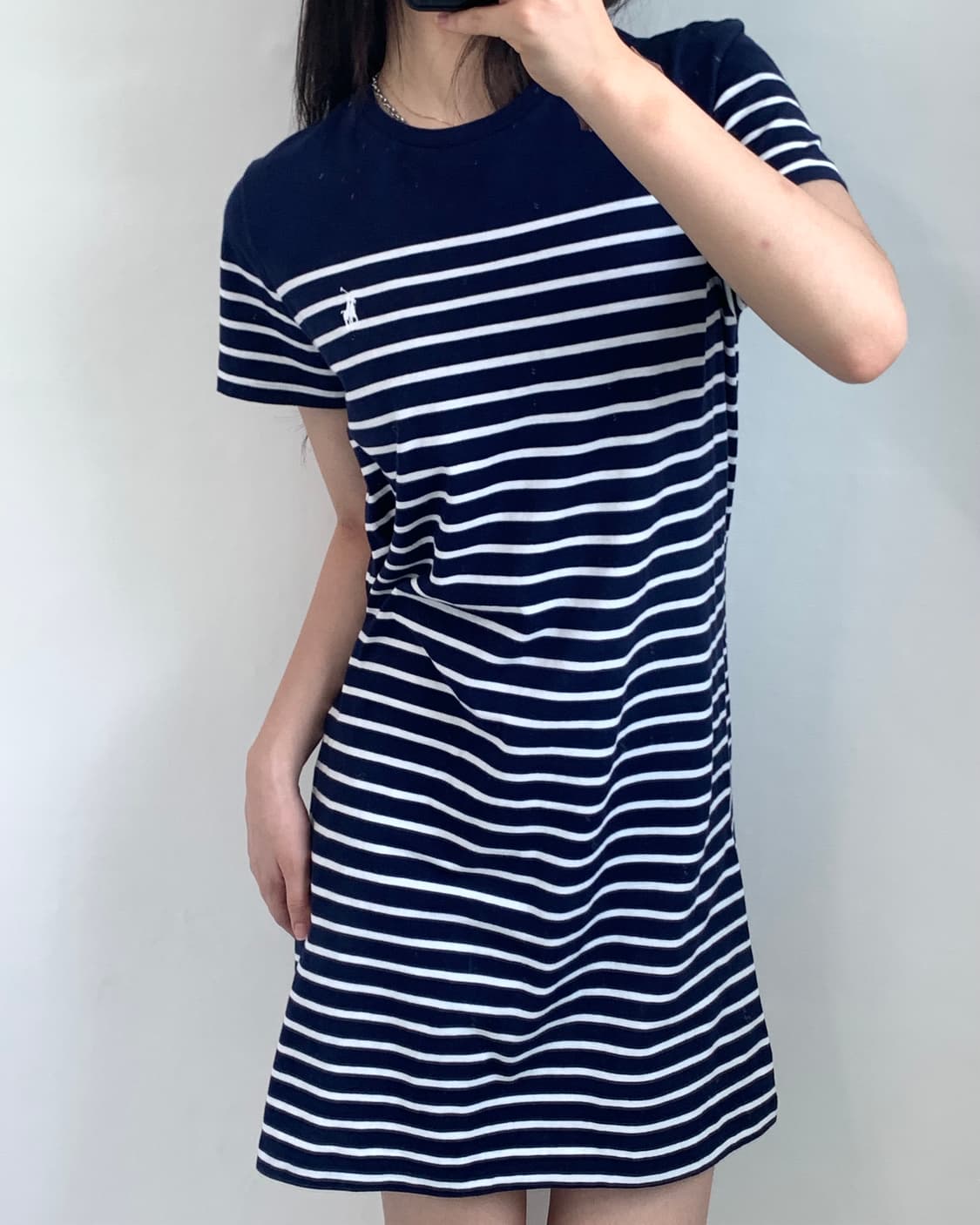 Polo by RalphLauren 폴로 신형라벨 스트라이프 반팔 원피스 상품이미지1
