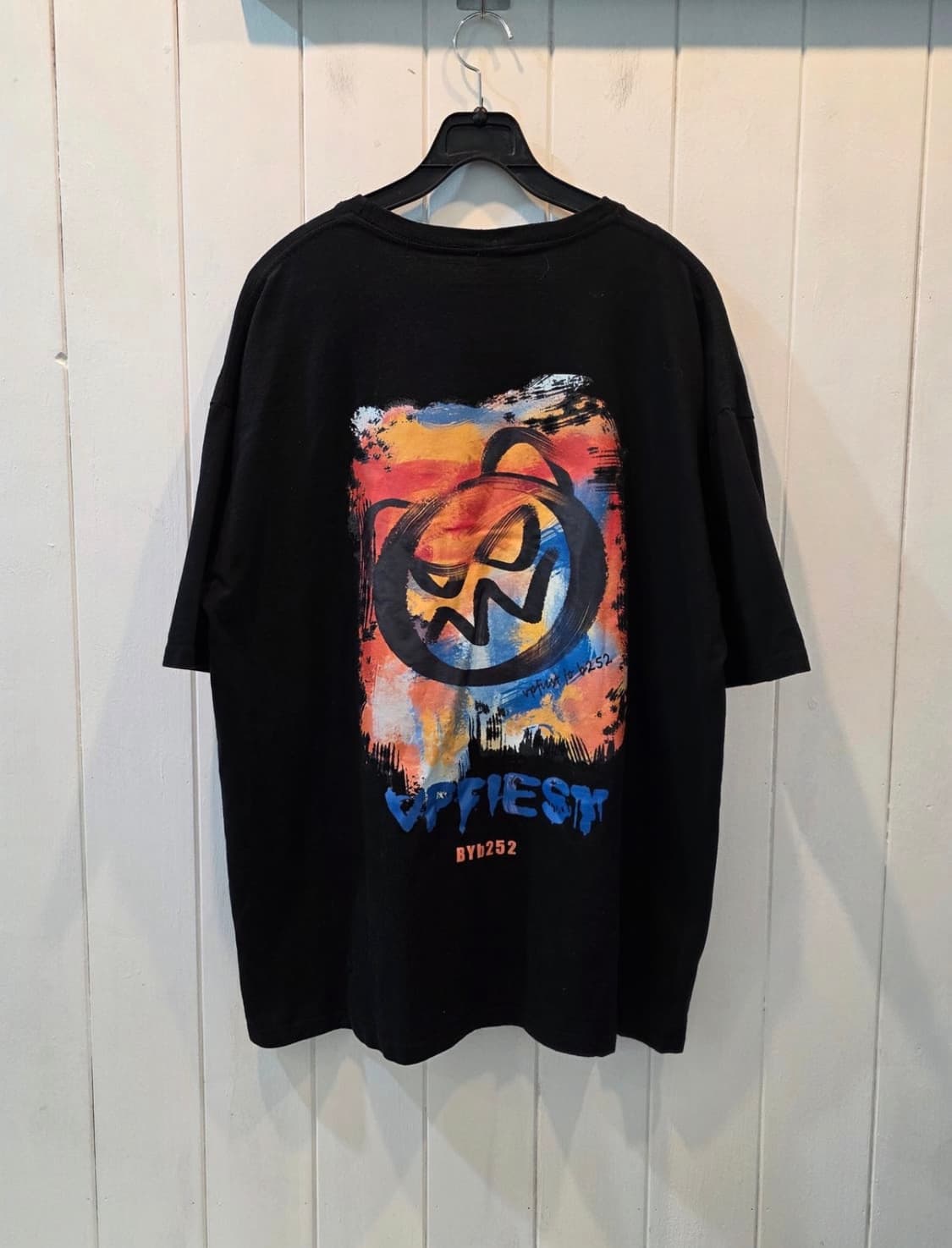 그래피티 프린팅 스트릿 반팔 상품이미지2