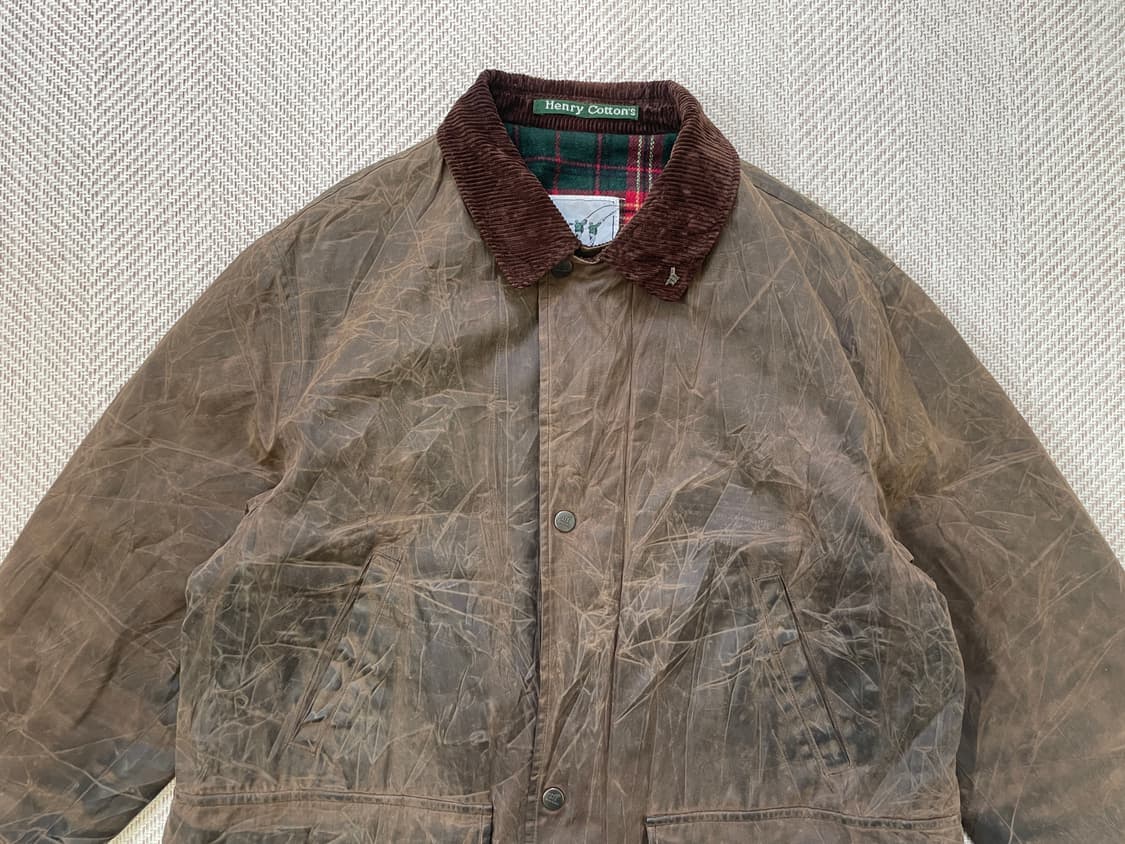 헨리코튼 에이징 왁스 코튼 필드자켓 J04201 상품이미지3